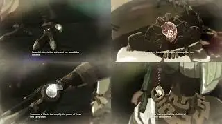 the imprisoning war but it's all four cutscenes at the same time