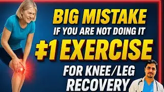 BEST EXERCISE for Leg recovery after Stroke, osteoarthritis,ACL and post knee surgeries.