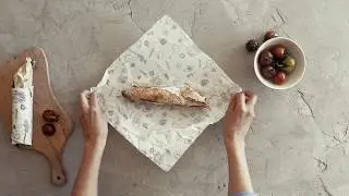 How to Wrap a Sandwich | The Burrito | Abeego Beeswax Wraps