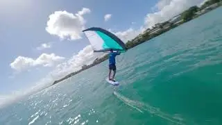 Comment Jiber en Wingfoil dans le vent l&eacute;ger?   How to jibe your Wingfoil in light wind ??
