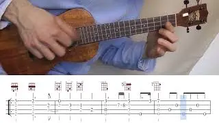 Marche nuptiale / Wedding march / Hochzeitsmarsch - Felix MENDELSSOHN { ukulele fingerstyle tabs }