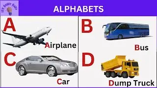 ABCD Vehicles with its sound | Alphabet wise vehicles for kids learning |Vehicles songs