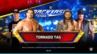 Dream Tag Team Battle! Khali & Cena vs The Bloodline & The Deadman | WWE 2K25