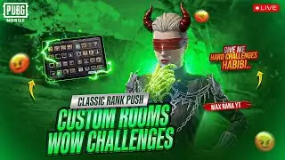 PUBG MOBILE LIVE CONCQUEROR RANK PUSH  I  MAX RANA YT   #maxranayt t #pubgmobile #live