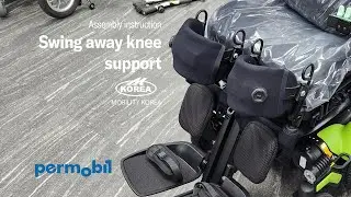 퍼모빌 전동휠체어 무릎지지대 알아보기 - permobil