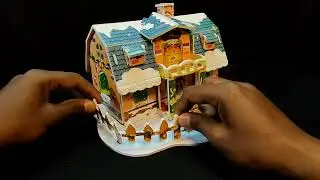 Easy way to build a house with 3D puzzles 33| mini house🏠 tutorials