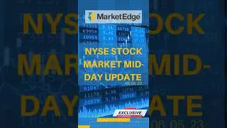 The #marketedge mid day update gives you a sneak peek at how the #nyse #stockmarket is trending.