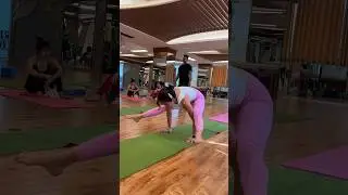 Balancing momentum flow #yoga #motivation #yogabalance #yogateacher