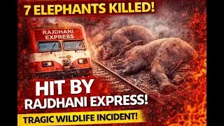 7 யானைகள் பலி After Collision With Rajdhani Express in Assam | Shocking Wildlife Tragedy