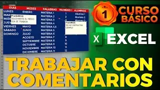 C&Oacute;MO TRABAJAR CON COMENTARIOS EN EXCEL (Nueva Versi&oacute;n)