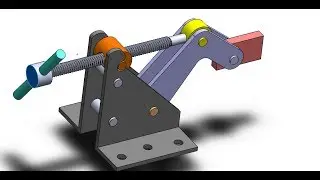 Solidworks project - Clamping mechanism - Exercise -8