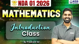 NDA 01 2026 | Mathematics Introduction Class | By Prashant  Sir
