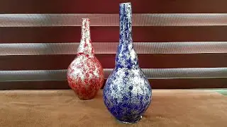 POT PAINTING, HOW TO MAKE POT, INDOOR POT, DIY CRAFT,POT WITH PLASTER OF PARIS, YELLOW ORANGE