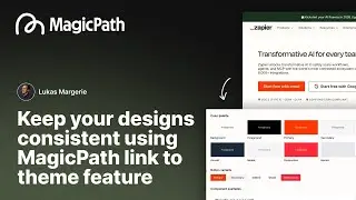 Keep your designs consistent using the MagicPath link to theme feature