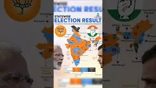 State Wise election result #bjp #congress #dmk #annamalai #admk #election2024