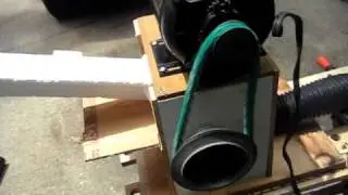 Styrofoam Shredder - In action