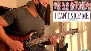 TWICE/I CAN'T STOP ME, 80s style hard rock guitar cover