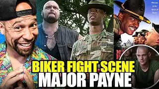 I've NEVER seen Major Payne! Biker Fight Scene reaction lol....