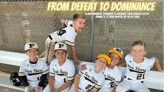 FROM DEFEAT TO DOMINANCE | GAME 3: 5 STAR MAFIA 9U VS SOX | SLAM MARCOS SUMMER SLAMMER 2024 |