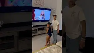 Dad catches daughter trying to watch a scary movie and this happens next #shorts
