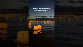 perfect memorial day in hawaii at the lantern floating festival #hawaii #oahu #lanternfestival