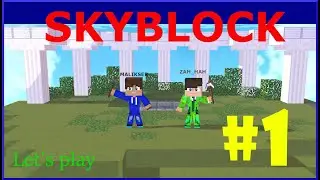 SKYBLOCK Co-op RPG. НАЧАЛО + ZAH_HAH // minecraft