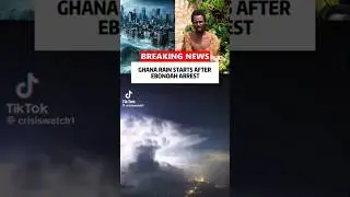 Huge clouds in Ghana after ebonoah arrest #news #trendingnews #ghana #weather #god