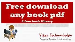 Free download any book pdf