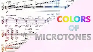 Microtonal Music Violin Solo | Georg Friedrich Haas -de terrae fine | Contemporary Composition Score