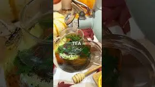 🍁October TEA 🫖🍂 #teatime #tea #autumn #cottagevibes #tatarhome #aestetic #shorts