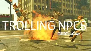 Messing with npcs💀💀