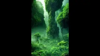 Alien Environment Concept Art Generation Time lapse #15 #conceptart #digitalart #jungle #wilderness