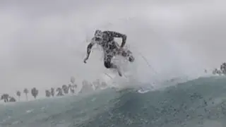 Surfing Events of the Day 2025-10-25 Dolphins, Airborne Surfer