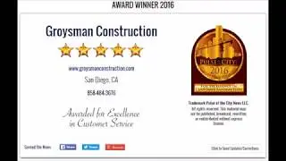 Groysman Construction - House Remodeling San Diego