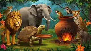 Tortoise&rsquo;s DIRTY Trick That No Animal Saw Coming | African folktale | Animal story