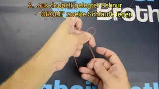 Tiefseeangeln Knoten: T- Knoten Seitenarmmontage f&uuml;r Profis - einfach erkl&auml;rt