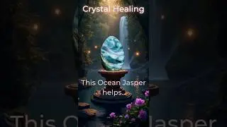 Ocean Jasper  - Crystal Healing The Stone of Joyful Release 🌊  #healing #spiritualhealing #abundance