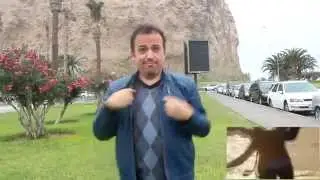 Sergio Mendoza en Arica. Traductor lengua de se&ntilde;as de TV