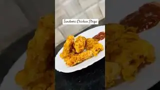 Tandoori chicken strips recipe #kfc #food #recipe #chicken #viral #chickenstrips #shorts