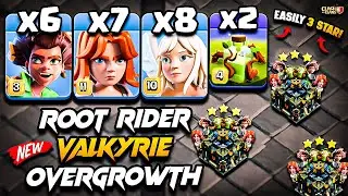 Th17 ROOT RIDER VALKYRIE Attack With OVERGROWTH (Town Hall 17) | TH17 Attack Strategy Clash Of Clans