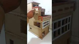 Cardboard House Model | Low Budget 560sqft Smart Home Design
