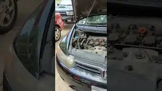 OEM Intake swapped Injen SP1570P Intake 2008 Honda #gundamauto #carporn #honda #civic