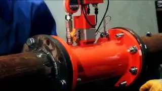 Монтаж расходомера газа Turbo Flow GFG (Турбулентность Дон)