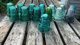 My Beehive glass insulators
