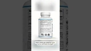 High Potency Magnesium | Whole Body Support | Heart, Nerve and Bone Health | 500 mg | 60 Capsules