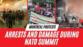 PRO-PALESTINIAN PROTEST TURNS VIOLENT IN MONTREAL, ARRESTS MADE