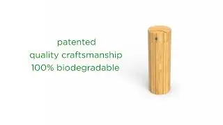 Bamboo Eco Friendly Scattering Tube for Ashes