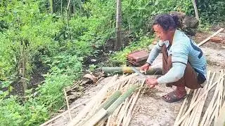Rural Bamboo Crafting with Traditional Farming Skills #RuralAgriculture #TraditionalFarming