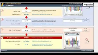 AdSense Ad Revenue Calculator Excel Template | Calculate Adsense Earnings in Excel!