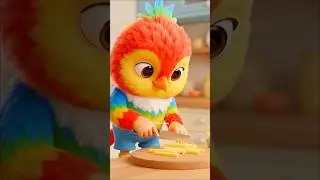 🍟Crispy French Fries | Tiny Bird 🐦Big Fries 🍟 | #cartoon #animation #Giblootoons